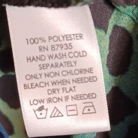 Susan Graver Artisan Green Leopard Print Sequin Tunic Size 4 - Picture 6 of 8